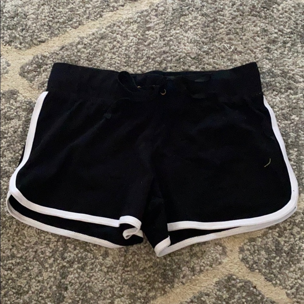 Black sweat shorts